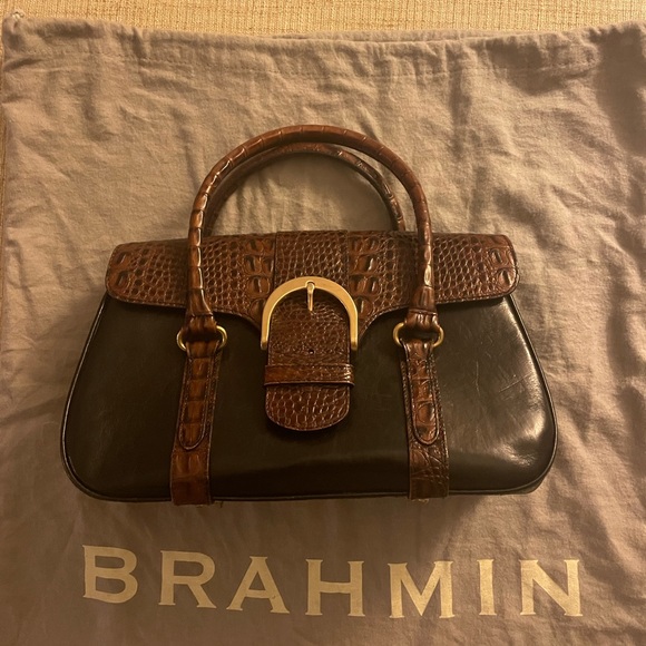 BRAHMIN crocodile leather collection purse in wonderful condition! - Picture 4 of 11